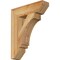 Ekena Millwork Imperial Slat Rough Sawn Bracket, Western Red Cedar, 4"W x 16"D x 20"H BKT04X16X20IMP06RWR - alternate 1